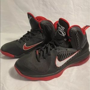 Nike Air Max LEBRON IX 9 RED BLACK  469764-003